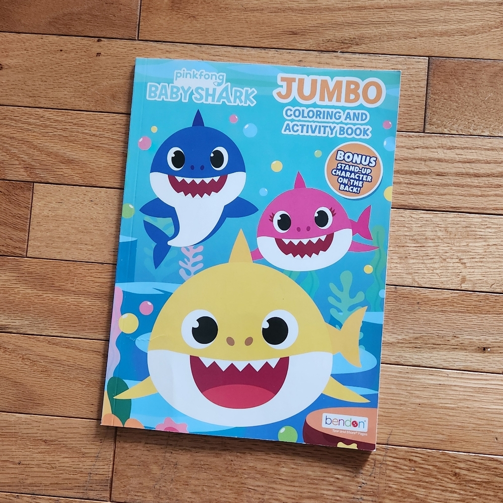 Baby shark activity book